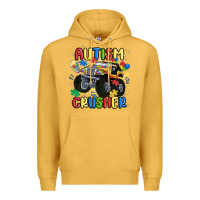 Mustard autism crusher Premium Hoodie - MaliasSmallBusiness