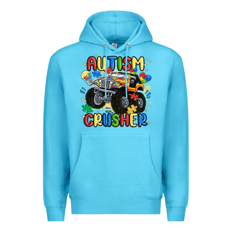 Autism Crusher Premium Hoodie by MaliasSmallBusiness | Teevron