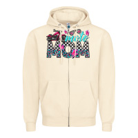 Sandshell moto mom Zipper Hoodie - texasbilliewilder