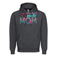 Smoke moto mom Zipper Hoodie - texasbilliewilder