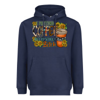 Navy coffee Heavyweight Hoodie - RacoonDesign