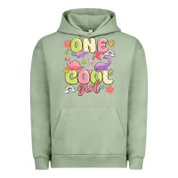Pigment Oil Green one cool girl Urban Hoodie - MaliasSmallBusiness