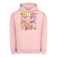 Pigment Salmon one cool girl Urban Hoodie - MaliasSmallBusiness