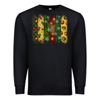 Black christmas brushstroke Premium Sweatshirt - BundleAndBundleShop