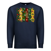 Navy christmas brushstroke Premium Sweatshirt - BundleAndBundleShop