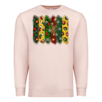 Pale Pink christmas brushstroke Premium Sweatshirt - BundleAndBundleShop