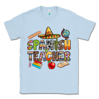 Dusty Blue spanish teacher Classic Tee - texasbilliewilder