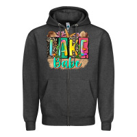 Charcoal Heather lake babe Zipper Hoodie - Zillion Design Studio