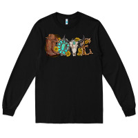 Black western love bull skull with gemstone and sunflowe Long Sleeve Tee - texasbilliewilder