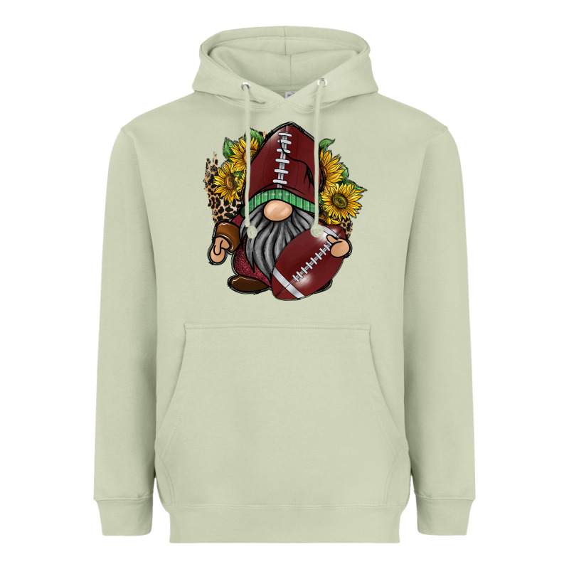 Football Gnome Heavyweight Hoodie by RacoonDesign | Teevron