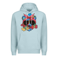 Blue Mist autism awareness bear Premium Hoodie - MaliasSmallBusiness
