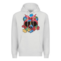 Dove Grey autism awareness bear Premium Hoodie - MaliasSmallBusiness