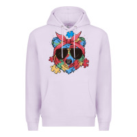 Lilac autism awareness bear Premium Hoodie - MaliasSmallBusiness