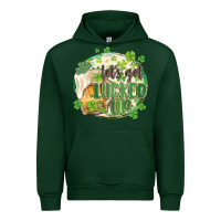 Forest Green let's get lucked up Urban Hoodie - MaliasSmallBusiness