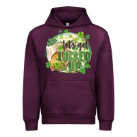 Mauve Wine let's get lucked up Urban Hoodie - MaliasSmallBusiness