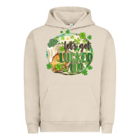 Pigment French Oak let's get lucked up Urban Hoodie - MaliasSmallBusiness