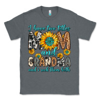 Charcoal Heather i have two titles mom and grandma and i rock them Classic Tee - Zillion Design Studio