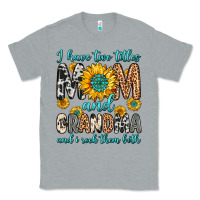 Heather Grey i have two titles mom and grandma and i rock them Classic Tee - Zillion Design Studio