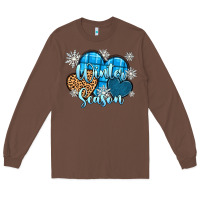 Chestnut snow hearts winter season Long Sleeve Tee - Zillion Design Studio