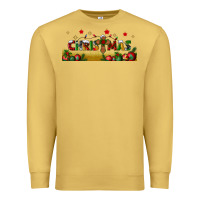 Antique Gold christmas with christmas cross libbey glass Premium Sweatshirt - BundleAndBundleShop