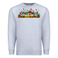 Heather Grey christmas with christmas cross libbey glass Premium Sweatshirt - BundleAndBundleShop