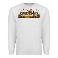 Oatmeal Heather christmas with christmas cross libbey glass Premium Sweatshirt - BundleAndBundleShop