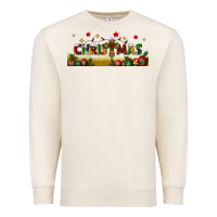 Sandshell christmas with christmas cross libbey glass Premium Sweatshirt - BundleAndBundleShop