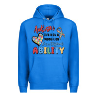True Royal autism it's not a disability it's a different abil Premium Hoodie - MaliasSmallBusiness