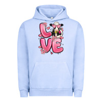 Pigment Grape Ice love cow valentine's day Urban Hoodie - MaliasSmallBusiness