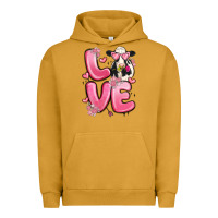 Pigment Peanut Butter love cow valentine's day Urban Hoodie - MaliasSmallBusiness