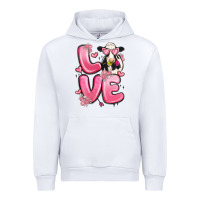 White love cow valentine's day Urban Hoodie - MaliasSmallBusiness