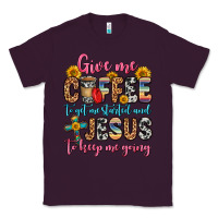 Plum give me coffee to get me started and jesus to keep Classic Tee - Zillion Design Studio