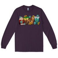 Plum western rodeo coffee cup Long Sleeve Tee - texasbilliewilder
