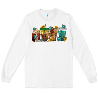 White western rodeo coffee cup Long Sleeve Tee - texasbilliewilder