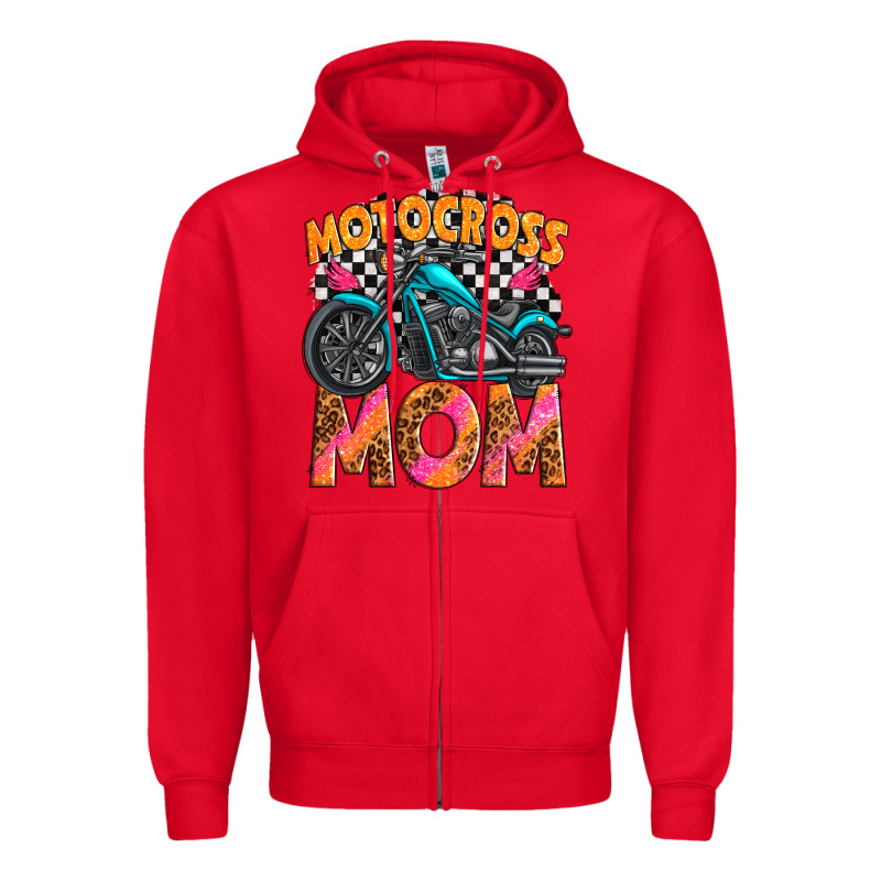 Motocross Mom Zipper Hoodie by texasbilliewilder | Teevron