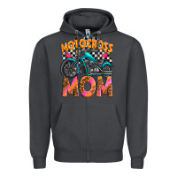 Smoke motocross mom Zipper Hoodie - texasbilliewilder