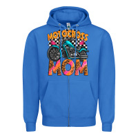 True Royal motocross mom Zipper Hoodie - texasbilliewilder