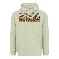 Matcha leopard american football libbey glass Heavyweight Hoodie - HRA Design Shop
