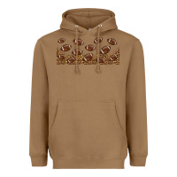 Toasted Coconut leopard american football libbey glass Heavyweight Hoodie - HRA Design Shop