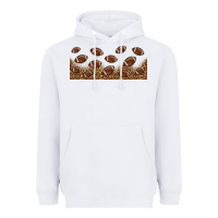 White leopard american football libbey glass Heavyweight Hoodie - HRA Design Shop