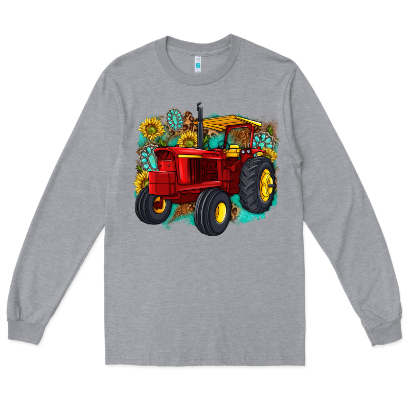 Western Tractor Long Sleeve Tee by texasbilliewilder | Teevron