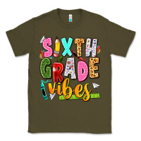 Army Green sixth grade vibes Classic Tee - texasbilliewilder