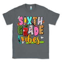 Charcoal Heather sixth grade vibes Classic Tee - texasbilliewilder