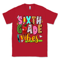 Red sixth grade vibes Classic Tee - texasbilliewilder