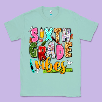 Sixth Grade Vibes Classic Tee Designed By Texasbilliewilder