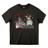 Asphalt Bunny mama Heavy Core Tee - CowhideDigitalArt