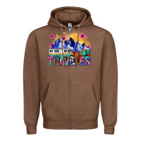 Chestnut traveler Zipper Hoodie - Zillion Design Studio