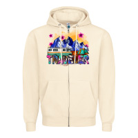 Sandshell traveler Zipper Hoodie - Zillion Design Studio