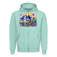 Seafoam traveler Zipper Hoodie - Zillion Design Studio