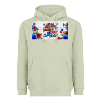 Matcha floral 4th of july crew license plate Heavyweight Hoodie - HRA Design Shop